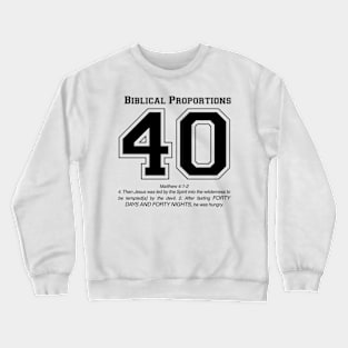 Biblical Numbers Crewneck Sweatshirt